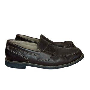 Sperry Topsiders Men's Brown Leather Slip On Loafers Sz 10.5